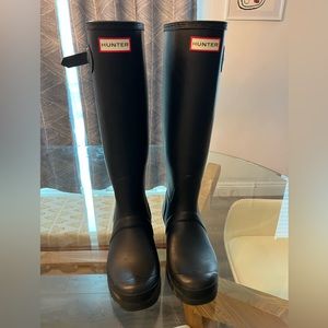 Tall Hunter rain boots